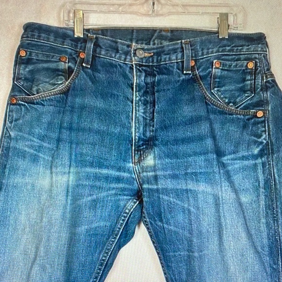 Levi's Men's Relaxed Fit Denim Jeans - Blue - Picture 3 of 4